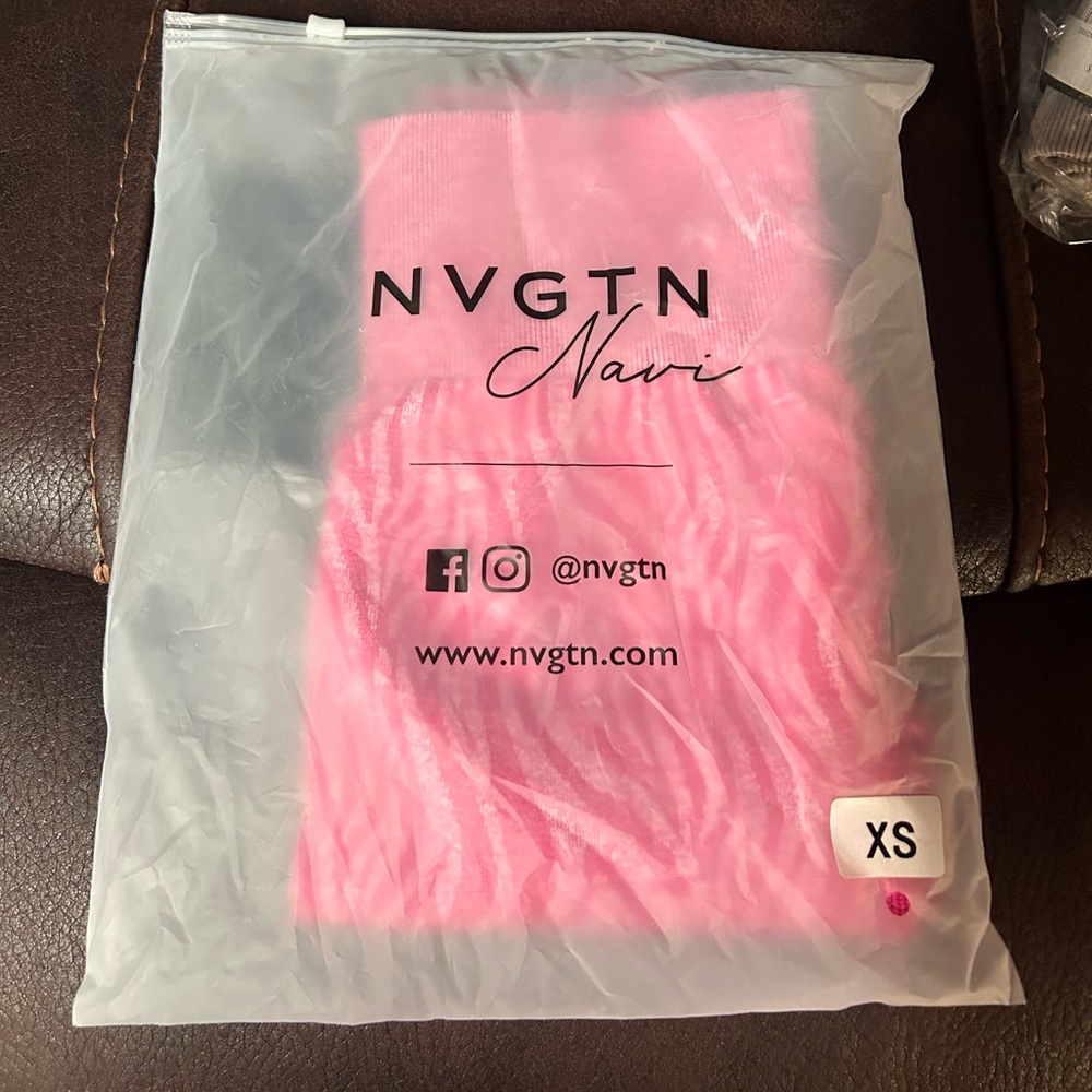 NVGTN PINK ZEBRA PINK LEGGINGS